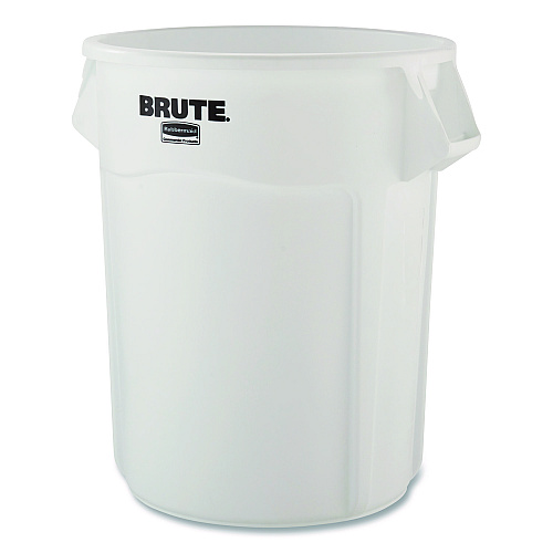Rubbermaid Commercial Brute Container, 44 gal, Plastic, White (1779740EA)