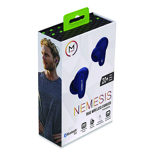 Morpheus 360 Nemesis True Wireless Earbuds, Blue (TW1800L)