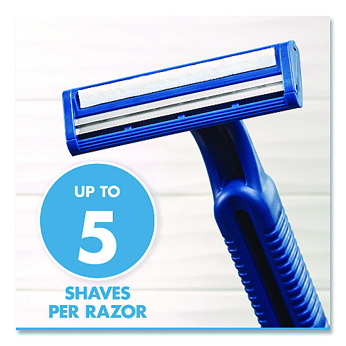 Gillette Sensor2 Disposable Razor, 2 Blades, 5/Pack, 36 Packs/Carton (65853)