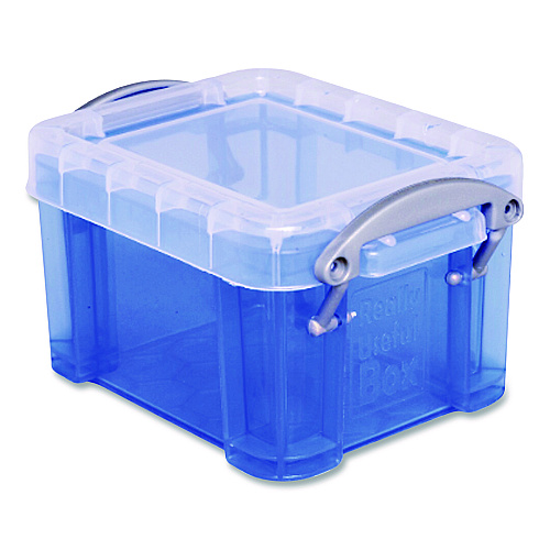 Really Useful Box Snap-Lid Storage Bin, 3.84 oz, 1.75 x 2.25 x 1.5, Randomly Assorted Colors (014MIXEDCOLS)