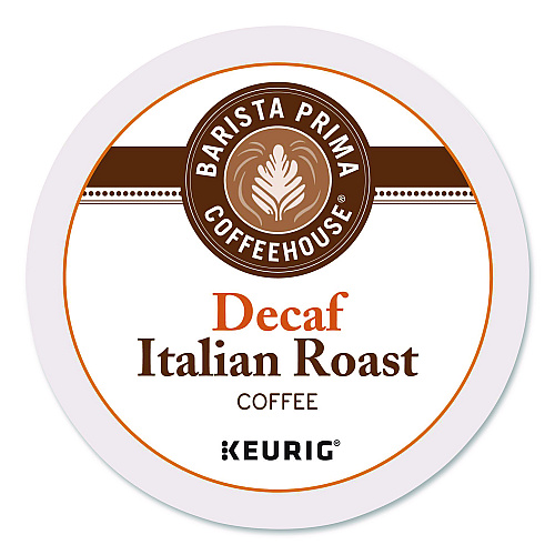 Keurig Decaf Italian Roast Coffee K-Cups, 24/Box, 4 Boxes/Carton (8506CT)
