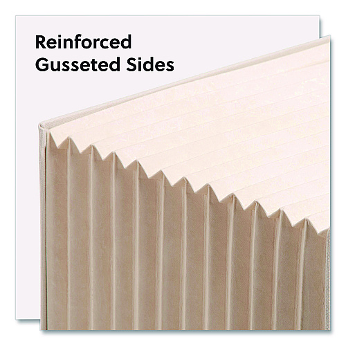 Smead Stadium File, 10.5" Expansion, 12 Sections, 1/3-Cut Tabs, Letter Size, Beige (70226)