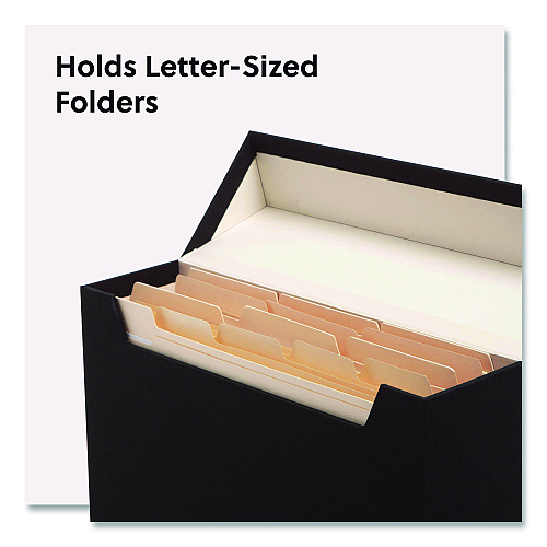 Smead Flip Top File Box, Letter Files, 13 x 3.7 x 10, Charcoal (70233)
