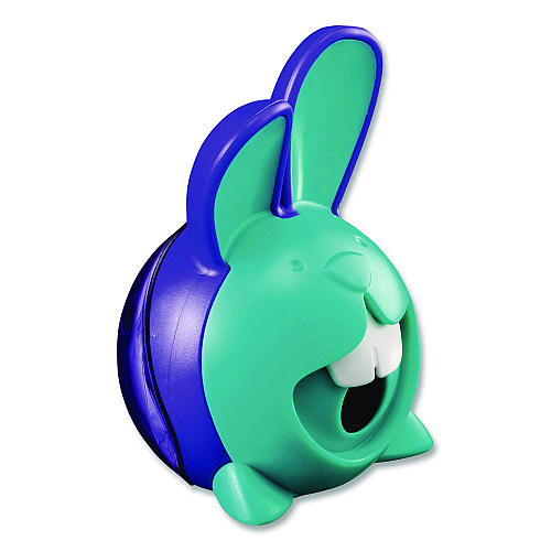 Maped Helix Croc Croc Chomp Rabbit 1-Hole Canister Pencil Sharpener, 3.74 x 1.8 x 4.92, Randomly Assorted Colors (017649)