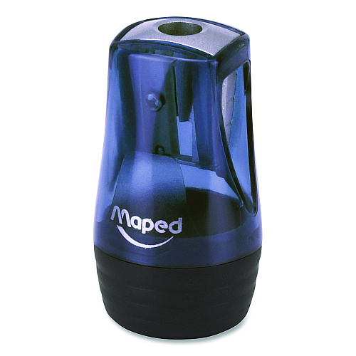 Maped Helix Tonic 1-Hole Canister Pencil Sharpener, 2.56 x 1.25 x 4.92, Randomly Assorted Colors (068249)