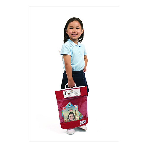 Victor Seat Sack Read-N-Go Book Bag, 10.5 x 2 x 16, Red (10080)