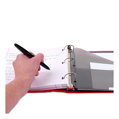 Five Star 1" Plastic Binder, 3 Rings, 1" Capacity, 11 x 8.5, Randomly Assorted Color (261340)