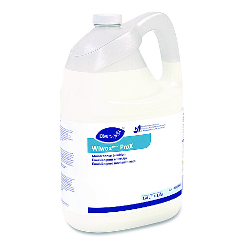 Diversey Wiwax ProX Maintenance Emulsion, 1 gal Bottle, 4/Carton (101110064)