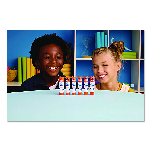Elmer's BlooStick Buddies and Disappearing Purple Glue Stick Combo Pack, 0.21 oz, Dries Clear, 12/Pack (2213736)