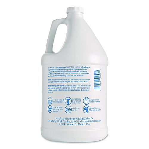 Boardwalk Odor Eliminator Enzyme Plus Concentrate, Lemon Scent, 1 gal Jug, 4/Carton (4830)