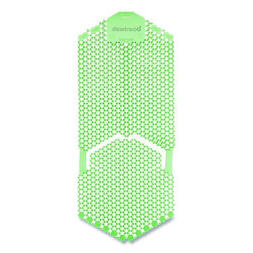 Boardwalk Vertical Urinal Screen, Cucumber Melon Scent, Green, 5.22 oz, 6/Carton (VERUSGR)