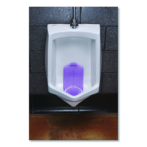 Boardwalk Vertical Urinal Screen, Lavender Scent, Purple, 5.22 oz, 6/Carton (VERUSPUR)