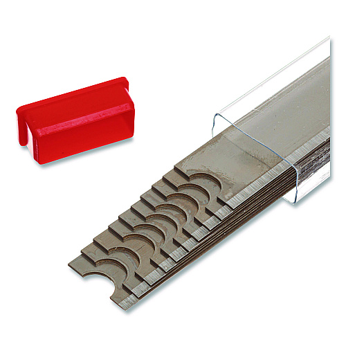 Carbon Steel Scraper Replacement Blades, 5/Carton