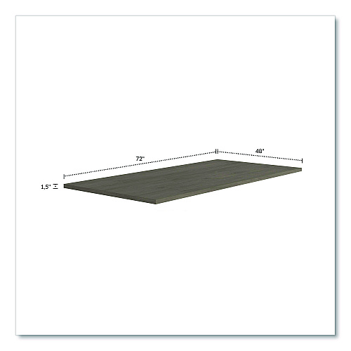 Alera Seville 96" Wide Conference Table Top, Rectangular, 96w x 48d x 1.5h, Walnut (SV9648WA)