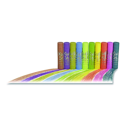 The Pencil Grip Kwik Stix Tempera Paint Set, 12 Assorted Colors, 72 Paint Sticks/Pack, 3 Packs/Carton (69203)