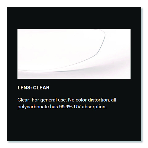 Bouton Zenon Z-Lyte Safety Glasses, Scratch-Resistant, Clear Plastic Frame, Clear Polycarbonate Lens (250090000)