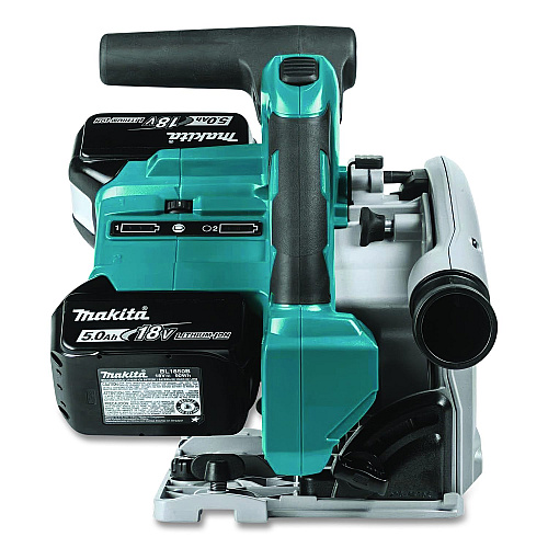 Makita 18V X2 (36V) LXT Brushless Lithium-Ion 6.5" Cordless Plunge Circular Saw Kit with Batteries, 6,300 RPM, 0 to +48 Degree Bevel (XPS01PTJ)