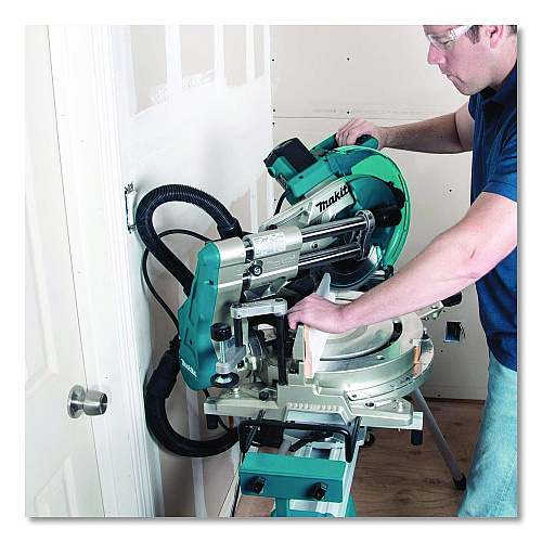 Makita LS1019L 10" Dual-Bevel Sliding Compound Miter Saw with Laser, 3,200 RPM, -48 to +48 Degree Bevel, -60 to +60 Degree Miter