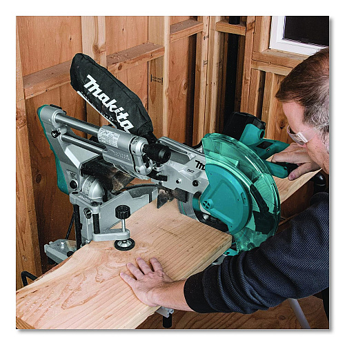 Makita LS1019L 10" Dual-Bevel Sliding Compound Miter Saw with Laser, 3,200 RPM, -48 to +48 Degree Bevel, -60 to +60 Degree Miter