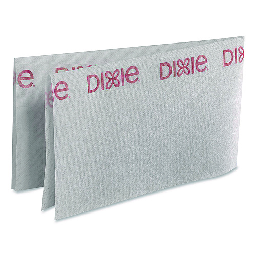 Dixie H700 Disposable Foodservice Towel, 1-Ply, 13 x 23.5, White/Red, 150/Carton (29423)