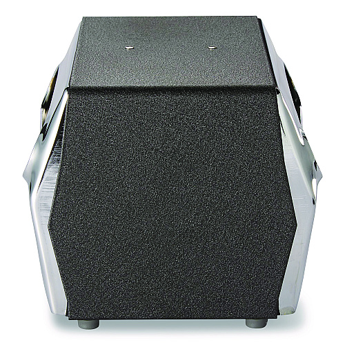 Dixie Tabletop Napkin Dispenser, 7.5" x 6" x 5.3", Black/Chrome (51602CT)