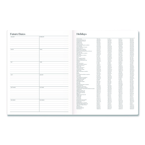 Cambridge WorkStyle Stitched Monthly Planner, 11 x 8.5, Sunbaked Clay Cover, 12-Month (Jan-Dec): 2026 (160609107)