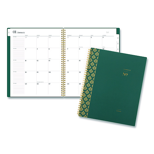 Cambridge WorkStyle Poly Monthly Planner, 11 x 8.5, Teal Cover, 12 Month (Jan-Dec): 2026 (160690012)