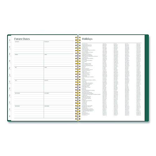 Cambridge WorkStyle Poly Monthly Planner, 11 x 8.5, Teal Cover, 12 Month (Jan-Dec): 2026 (160690012)
