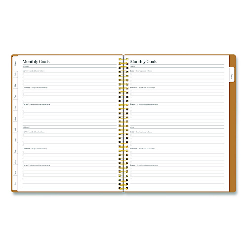 Cambridge WorkStyle Weekly/Monthly Planner, 11 x 8.5, Baked Clay Cover, 12-Month (Jan-Dec): 2026 (160690507)