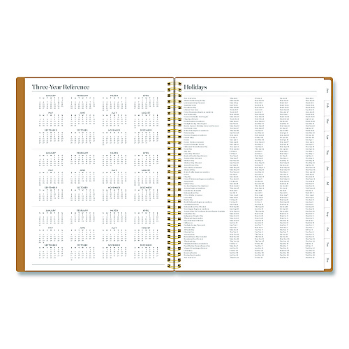 Cambridge WorkStyle Weekly/Monthly Planner, 11 x 8.5, Baked Clay Cover, 12-Month (Jan-Dec): 2026 (160690507)
