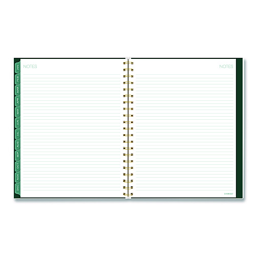 Cambridge Emerald Isle Weekly/Monthly Planner, 11 x 8.5, Green Marbled Cover, 12-Month (Jan-Dec): 2026 (1758905)
