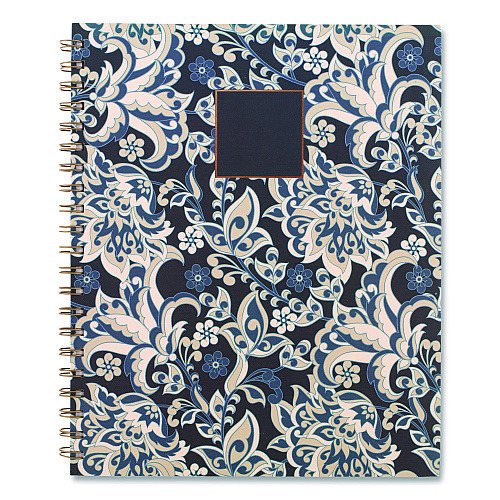 Cambridge Elizabeth Weekly/Monthly Planner, 11 x 8.5, Floral Artwork, Blue Cover, 12-Month  (Jan-Dec): 2026 (1763905)