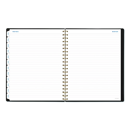 AT-A-GLANCE Signature Collection Weekly/Monthly Planner, 11 x 8.5, Black Cover, 12-Month (Jan-Dec): 2026 (YP90501)