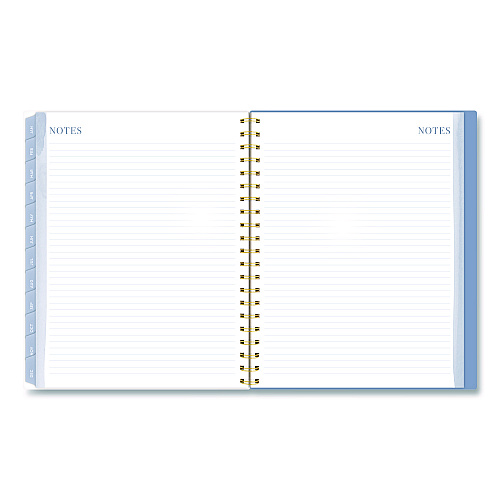 Cambridge Weekly/Monthly Calista Floral Planners, 11 x 8.5, Floral Artwork, Blue/Purple/Green Cover, 13 Month: Jan 2026 to Jan 2027 (LB40905)