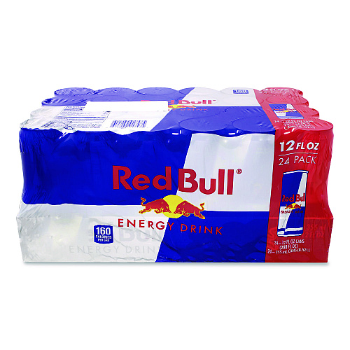 Snack Box Pros Red Bull Energy Drink and Pop Tart Combo Pack,(24) 12oz Cans,(24) Frosted Strawberry/(24) Frosted Brown Sugar Cinnamon/Bundle (60004173)