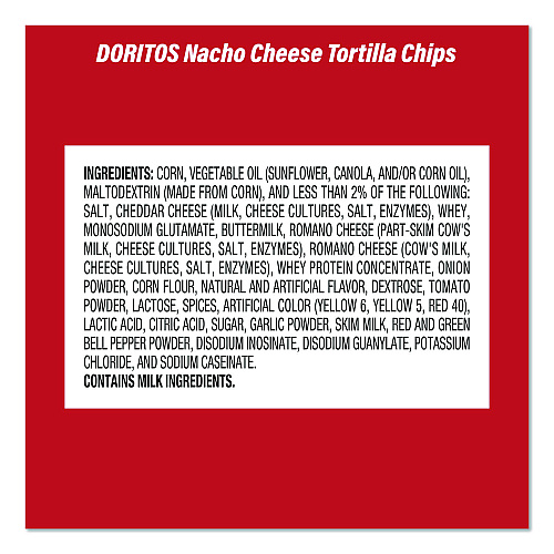Snack Box Pros Doritos Nacho Cheese Tortilla Chips and Welch's Mixed Fruit Snacks, (50) 1oz Bag Chips, (66) 0.8 oz Pouch Fruit Snacks/Bundle (60004174)