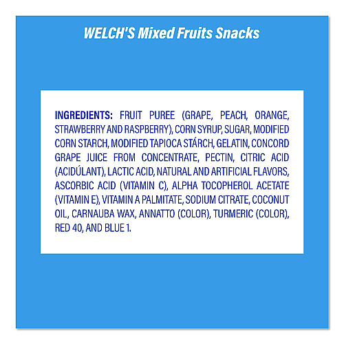 Snack Box Pros Doritos Nacho Cheese Tortilla Chips and Welch's Mixed Fruit Snacks, (50) 1oz Bag Chips, (66) 0.8 oz Pouch Fruit Snacks/Bundle (60004174)