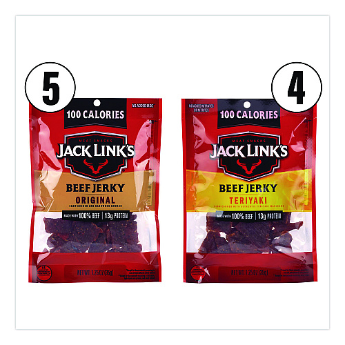 Snack Box Pros Sunchips and Jack Link's Beef Jerky Variety Pack, (30) 1.5 oz Bags, (9) 1.25 oz Snack Packs, Assorted Flavors/Bundle (60004175)