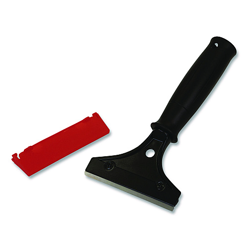 Boardwalk Window Cleaning Kit, 12" Wide Combo Washer/Squeegee, 8 ft Extension Pole, 4" Wide Scraper with 8" Handle (WINDOWKIT)