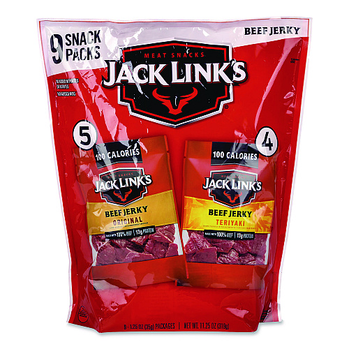 Snack Box Pros Sunchips and Jack Link's Beef Jerky Variety Pack, (30) 1.5 oz Bags, (9) 1.25 oz Snack Packs, Assorted Flavors/Bundle (60004175)
