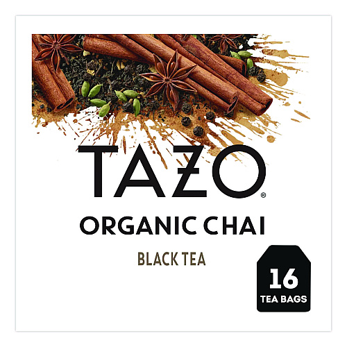 Tazo Tea Bags, Organic Chai, 16/Box (TAZ00305BX)