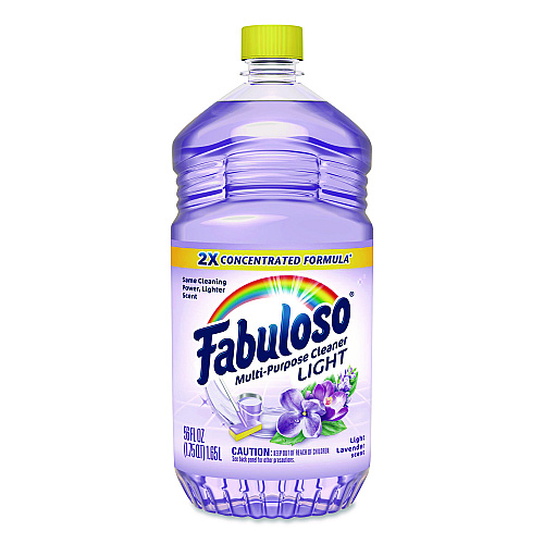 Fabuloso Multi-Use Cleaner, Light Lavender Scent, 56 oz Bottle, 6/Carton (61045945)