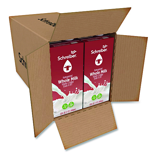 Natrel Original Whole Milk, 32 oz Carton, 12/Carton (30338)