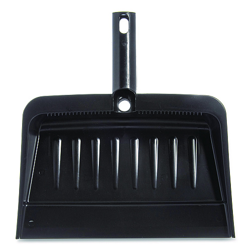 Carlisle Flo-Pac Flexible Plastic Dustpan, 8 x 12, Plastic, Black (36143703)