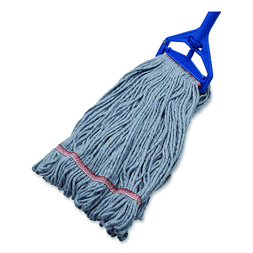 Carlisle Medium Blue Looped-End Mop, Cotton, 43 x 6 x 3, Red (369423B14)