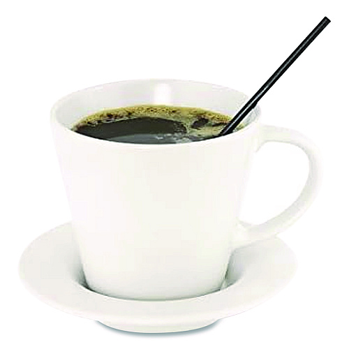 Berkley Square Wrapped Polypropylene Stirrers, 7.75", Black, 500/Box (BEP89378)