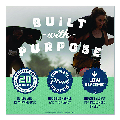 CLIF Bar Builders Protein Bar, Chocolate Mint, 2.4 oz Bar, 12 Bars/Box (CCC160044)