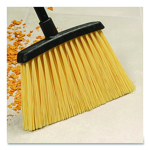 Carlisle Duo-Sweep Unflagged Heavy Duty Angle Broom, 55", Black/Yellow (4688500)