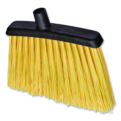 Carlisle Duo-Sweep Unflagged Heavy Duty Angle Broom, 55", Black/Yellow (4688500)