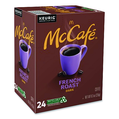 McCafe French Roast K-Cup, 24/BX (7466)